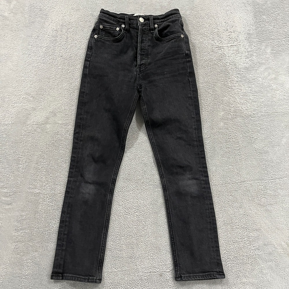 AGOLDE Riley Jeans Women 23 Skinny Button Fly‎ Distress Grunge Y2K Western